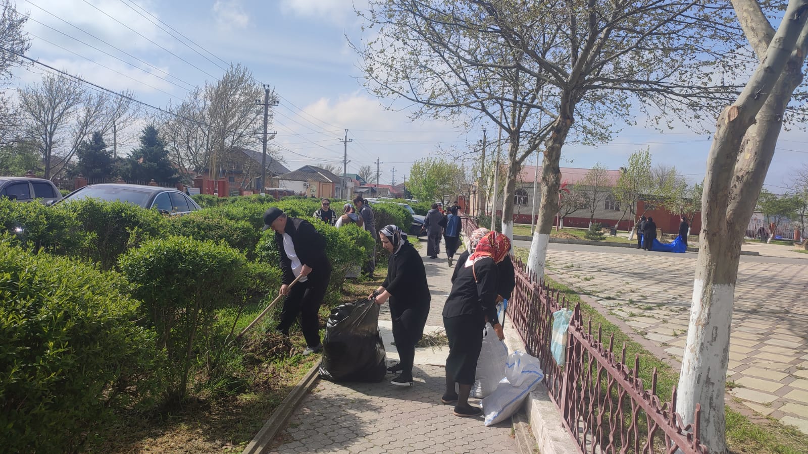 Субботник в центре